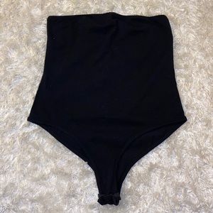 NASTYGAL Black strapless body suit